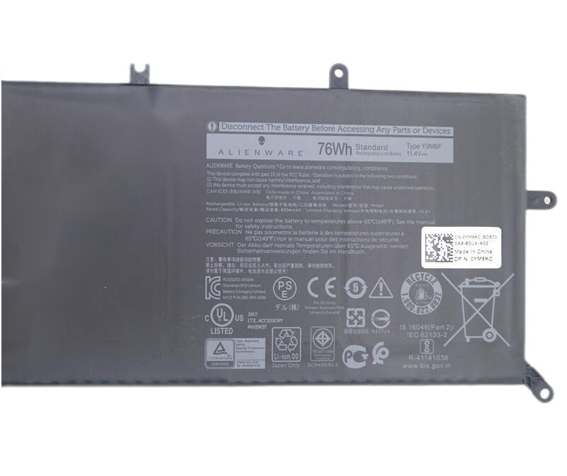 Original 6940mAh 76Wh Akku Für Dell Alienware M15 R2