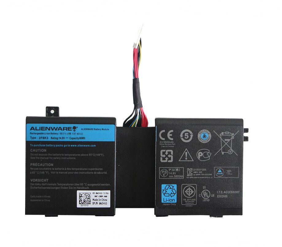 Original 86Wh Dell 2F8K3 02F8K3 Batterie