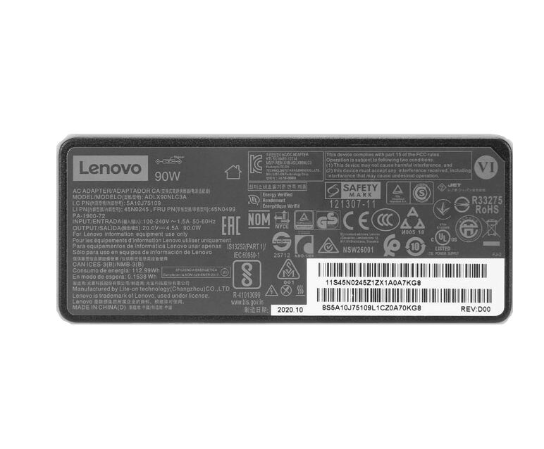90W Lenovo ThinkCentre M715 Tiny Thin Client 2nd Gen 10VM Netzteil + Frei Ladekabel