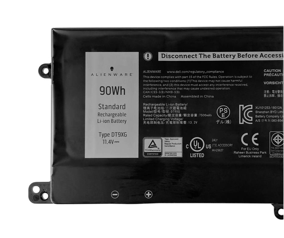 Original 7890mAh 90Wh Dell 07PWXV 7PWKV Batterie