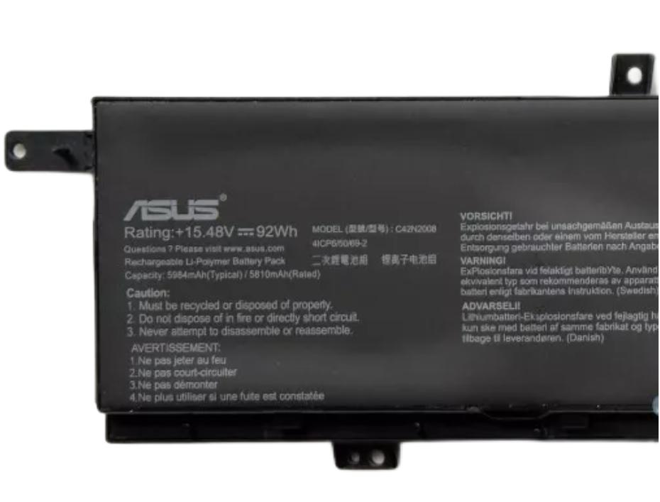 Original 8-Zellen 5984mAh 92Wh Asus 0B200-03840000 Akku