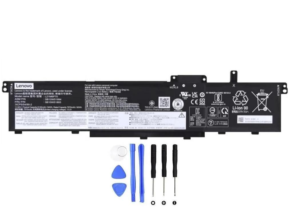Original 8120mAh 94Wh Akku für Lenovo 5B10W51893 5B10W51894 SB10W51995