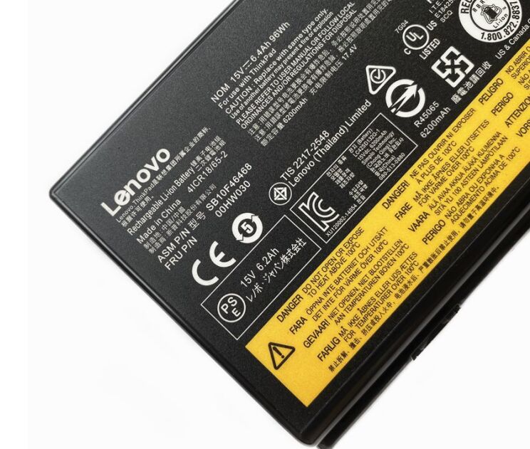 Original 78++ 6400mAh 96Wh Akku für Lenovo ThinkPad P70