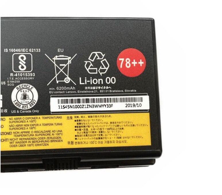 Original 78++ 6400mAh 96Wh Akku für Lenovo ThinkPad P70