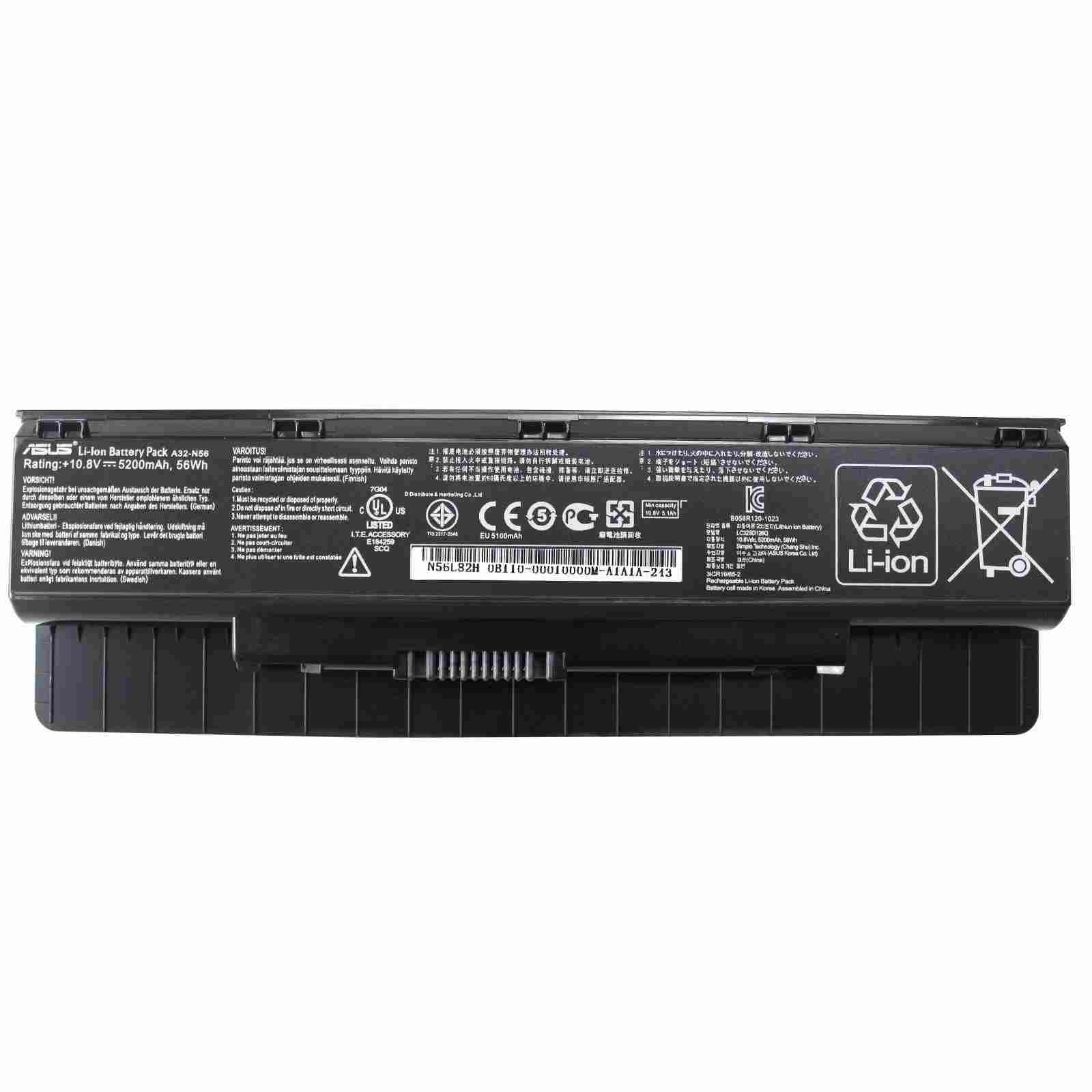 Original 5200mAh 56Wh Asus 0B110-00060000 Batterie Original 5200mAh 56Wh Asus 0B110-00060000 Batterie