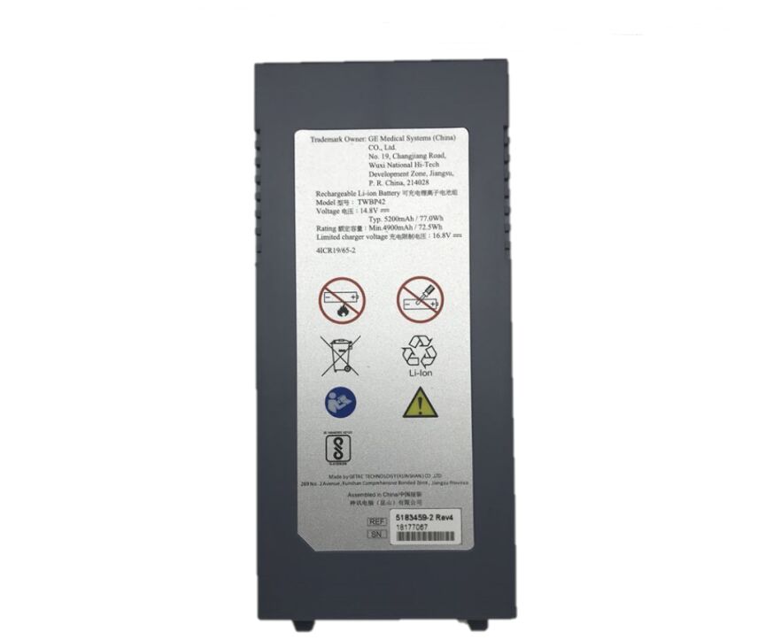 Original 77Wh TWBP42 Batterie Pour GE 5120410-2 5422172 Original 77Wh TWBP42 Batterie Pour GE 5120410-2 5422172