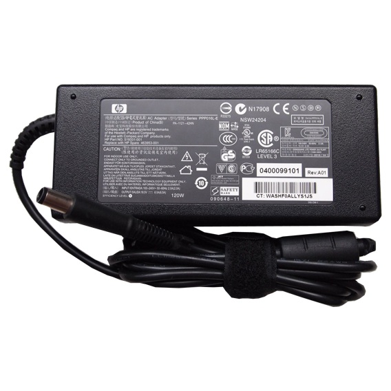 Original 120W HP 384020-001 384020-002 Chargeur AC Adaptateur Original 120W HP 384020-001 384020-002 Chargeur AC Adaptateur