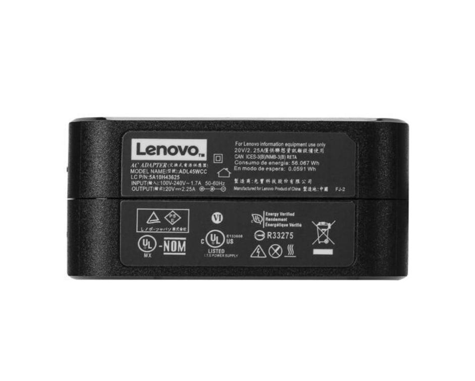 Original 20V 2.25A 45W Lenovo 100e 81CY Chargeur AC Adaptateur