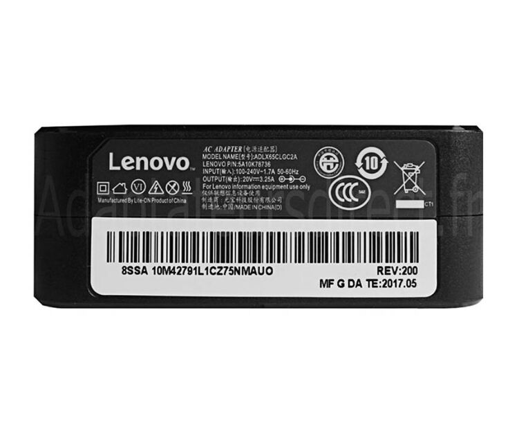 Original 20V 3.25A 65W HUAWEI MateBook D Chargeur AC Adaptateur