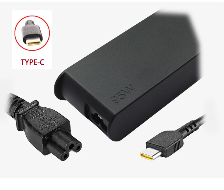 Original 20V 4.75A 95W USB-C Type-c Lenovo E480 Chargeur AC Adaptateur