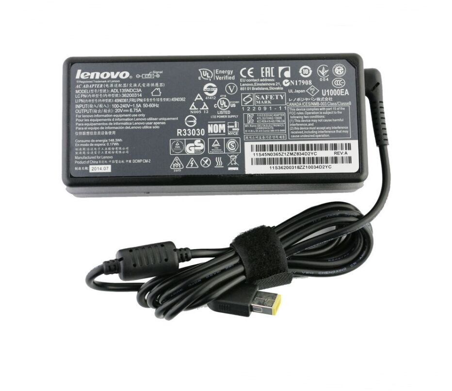 Original 135W Lenovo 36200314 36200318 36200319 Chargeur AC Adaptateur Original 135W Lenovo 36200314 36200318 36200319 Chargeur AC Adaptateur
