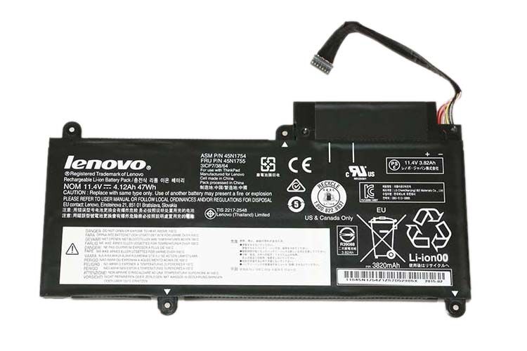 Original 47Wh Lenovo 45N1754 Batterie Original 47Wh Lenovo 45N1754 Batterie