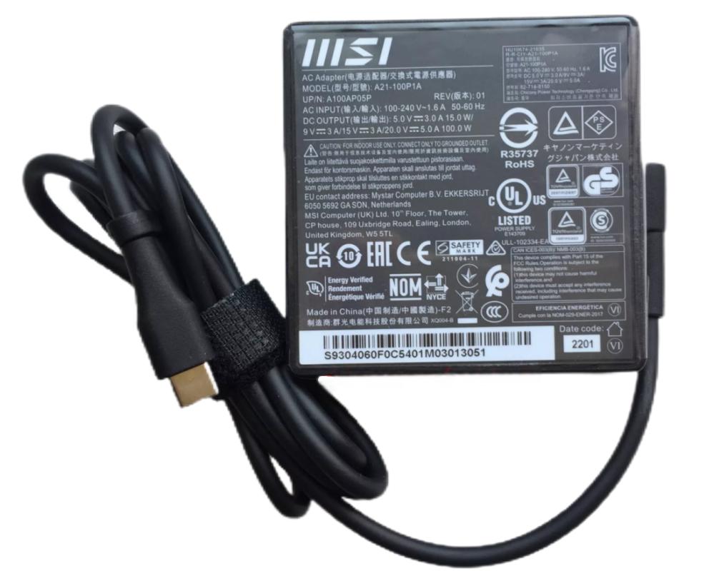 Original 100W USB-C Acer Swift Go 14 SFG14-73T-78YK Netzteil Ladegerät + Ladekabel