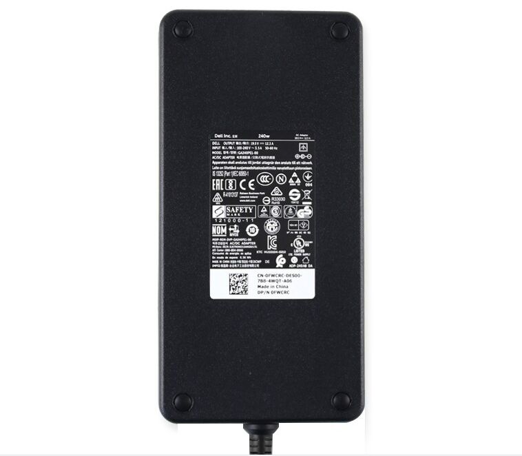 Original 240W 19.5V 12.3A Dell 00MFK9 Netzteil + Frei Ladekabel