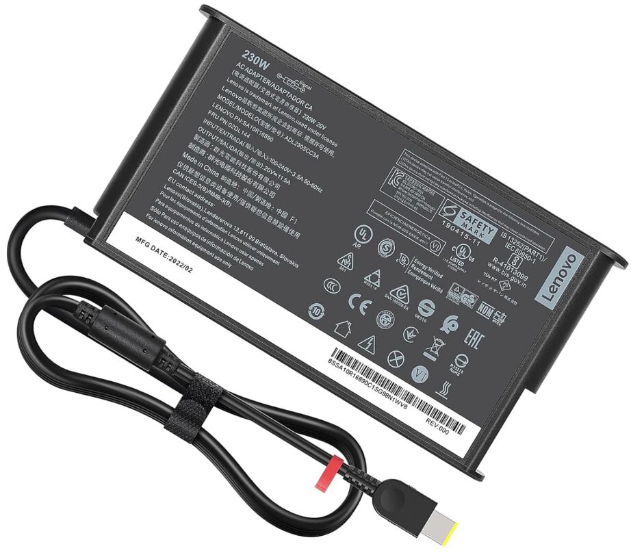 Original 230W 20V 11.5A Lenovo 4X20E75123 Chargeur AC Adaptateur